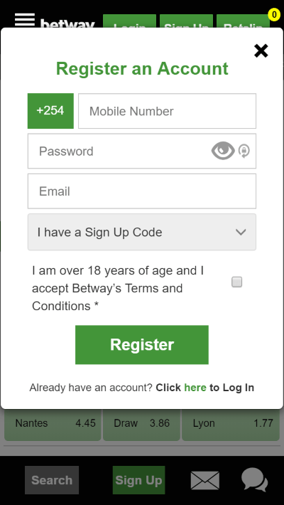 mozzartbet login kenya