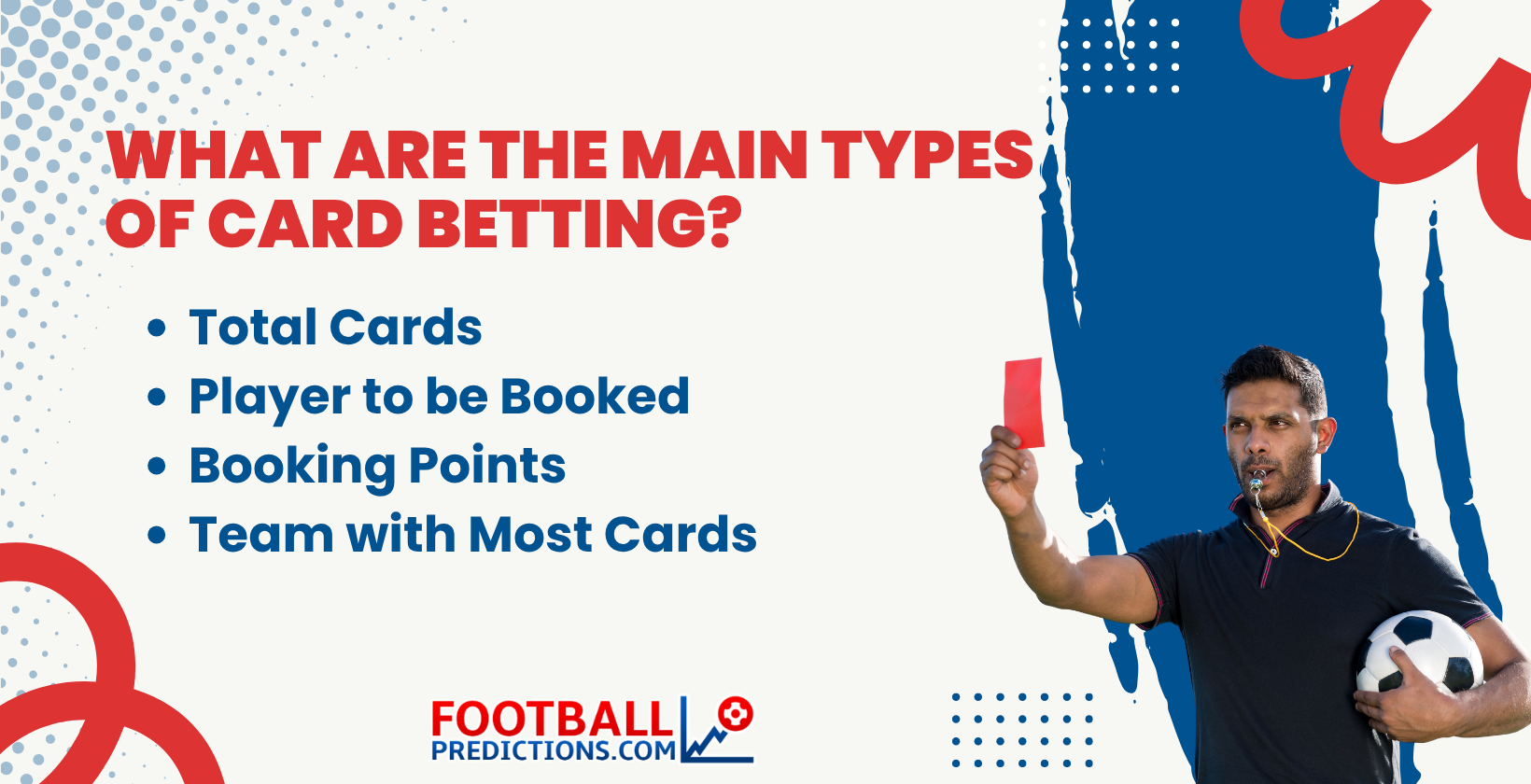 What are the main types of card betting