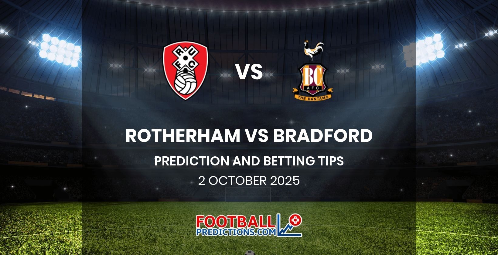 Rotherham vs Bradford Prediction and Betting Tips 2 October 2025
