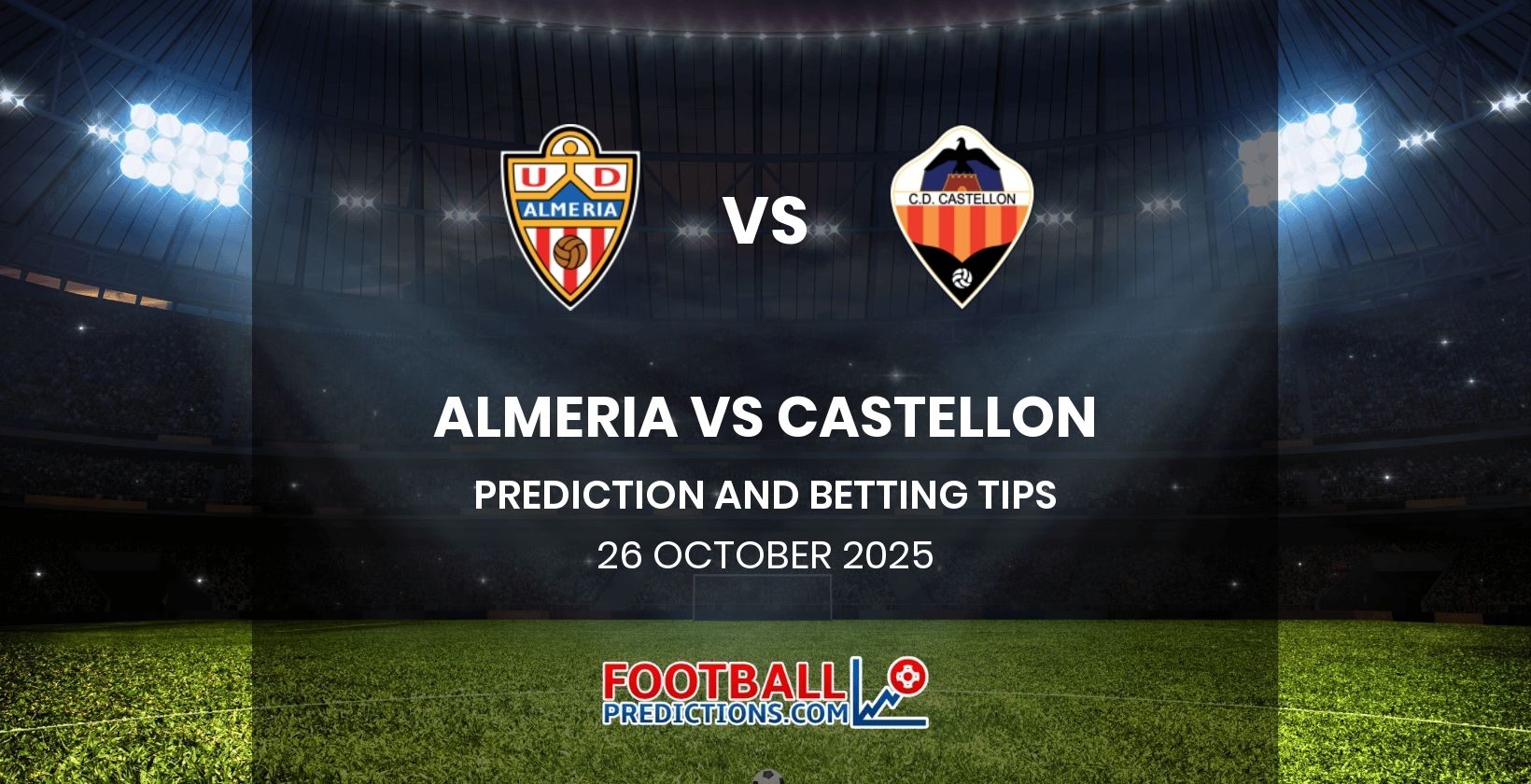Almeria vs Castellon Prediction and Betting Tips 26 October 2025