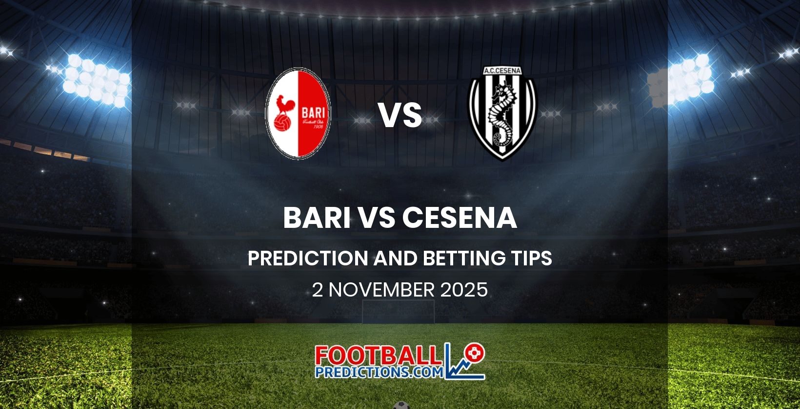 Bari vs Cesena Prediction and Betting Tips 2 November 2025