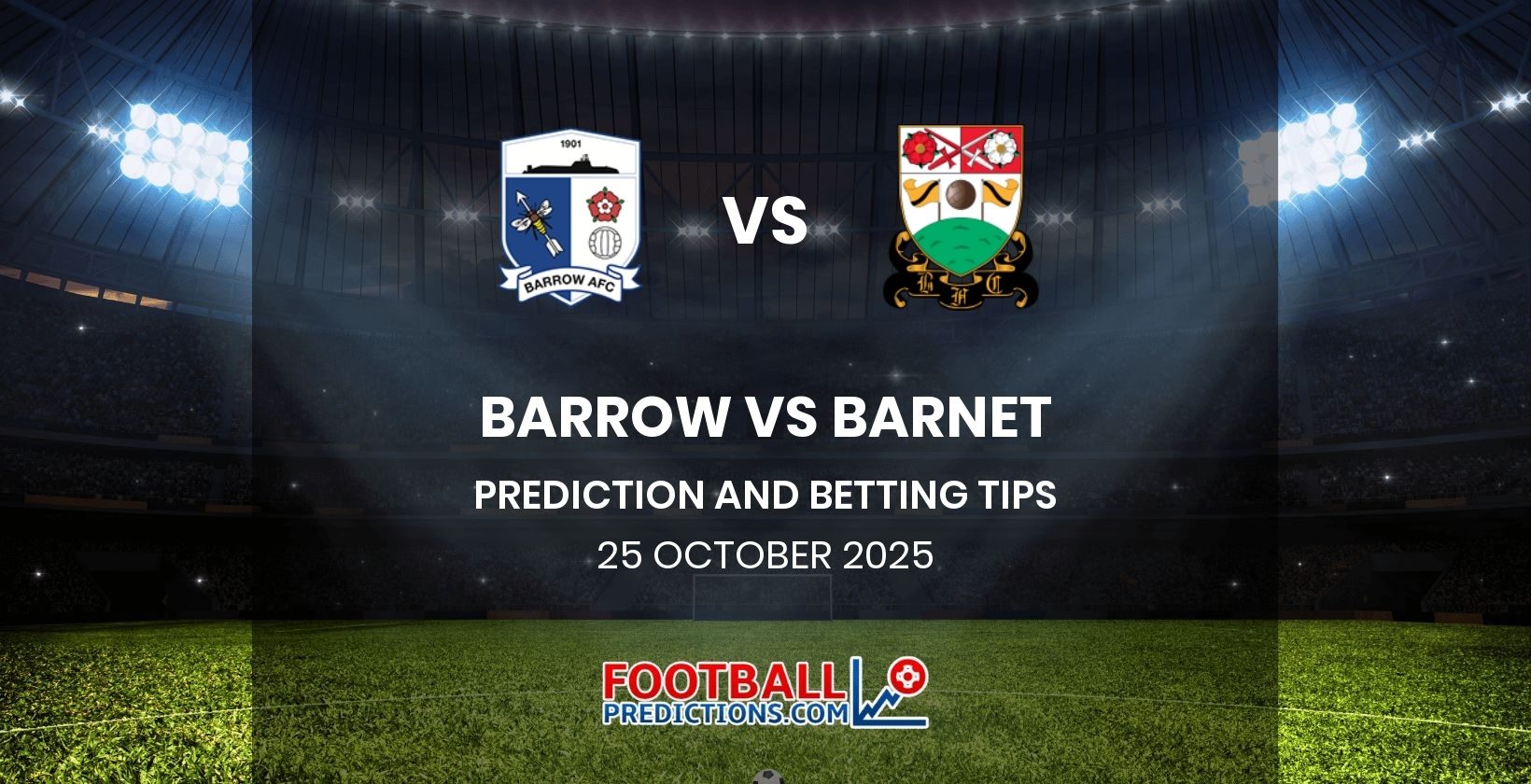 Barrow vs Barnet Prediction and Betting Tips 25 October 2025