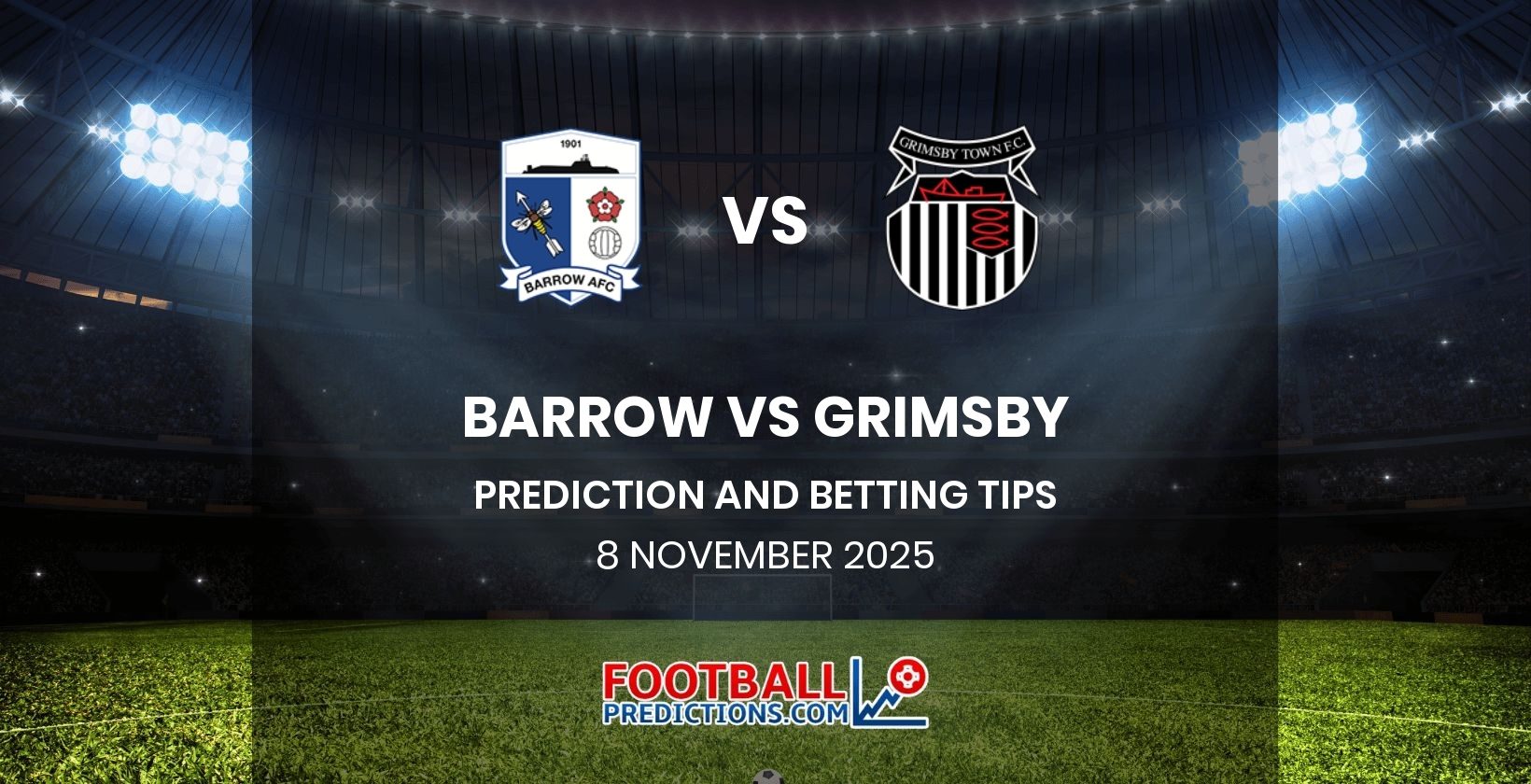 Barrow vs Grimsby Prediction and Betting Tips 8 November 2025