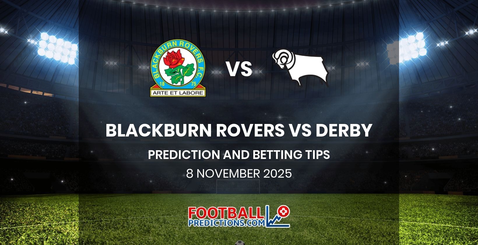 Blackburn Rovers vs Derby Prediction and Betting Tips 8 November 2025