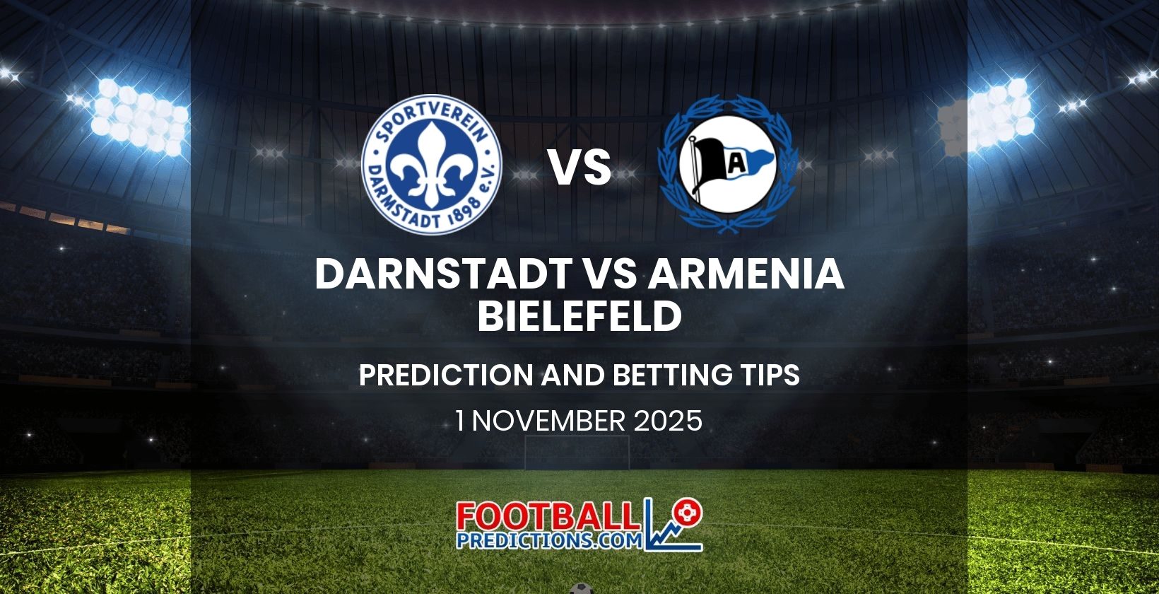Darmstadt vs Armenia Bielefeld Prediction and Betting Tips 1 November 2025