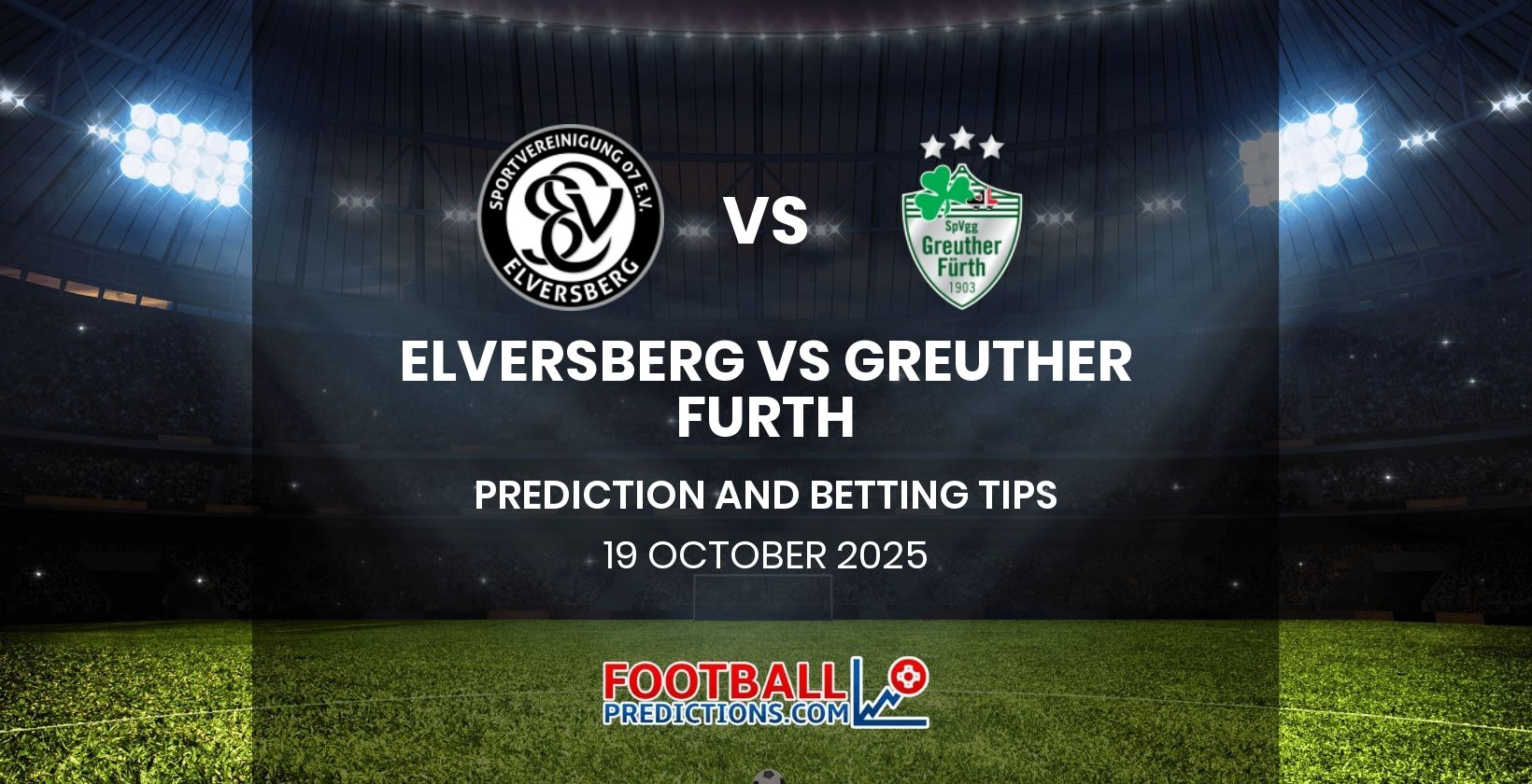 Elversberg vs Greuther Furth Prediction and Betting Tips 19 October 2025