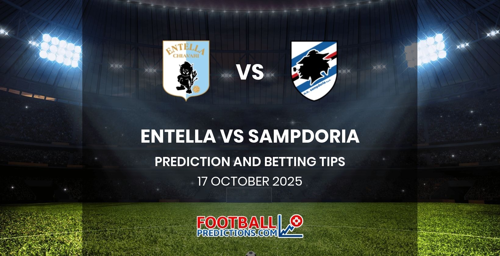 Entella vs Sampdoria Prediction and Betting Tips 17 October 2025