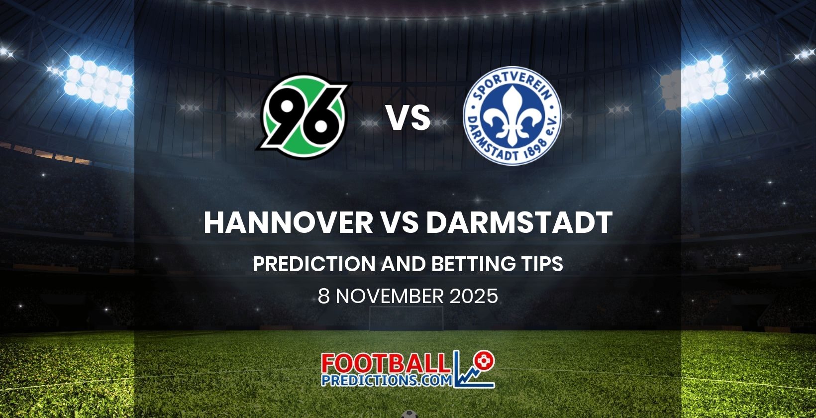 Hannover vs Darmstadt Prediction and Betting Tips 8 November 2025