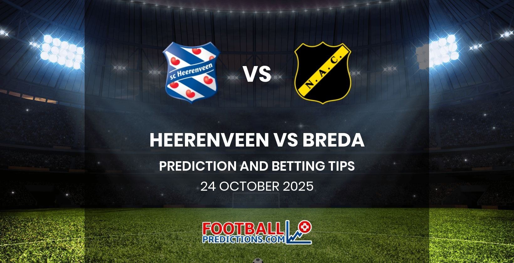 Heerenveen vs Breda Prediction and Betting Tips 24 October 2025