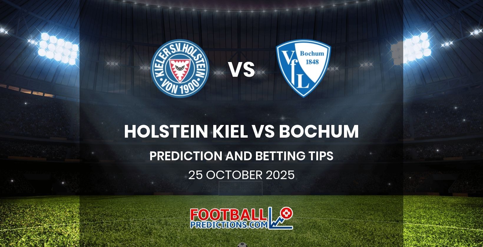 Holstein Kiel vs Bochum Prediction and Betting Tips 25 October 2025