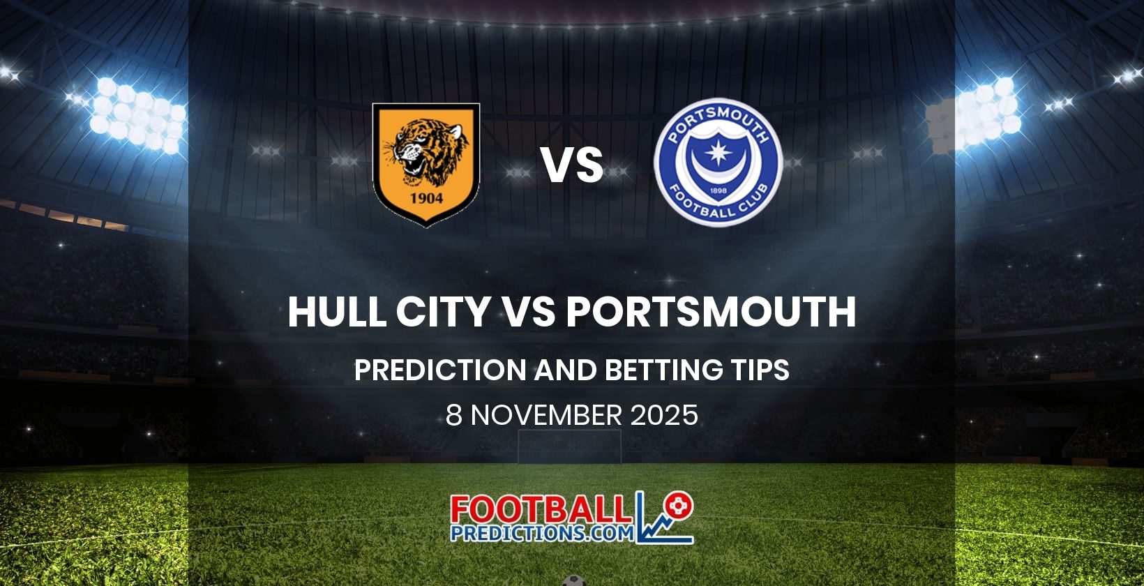Hull City vs Portsmouth Prediction and Betting Tips 8 November 2025