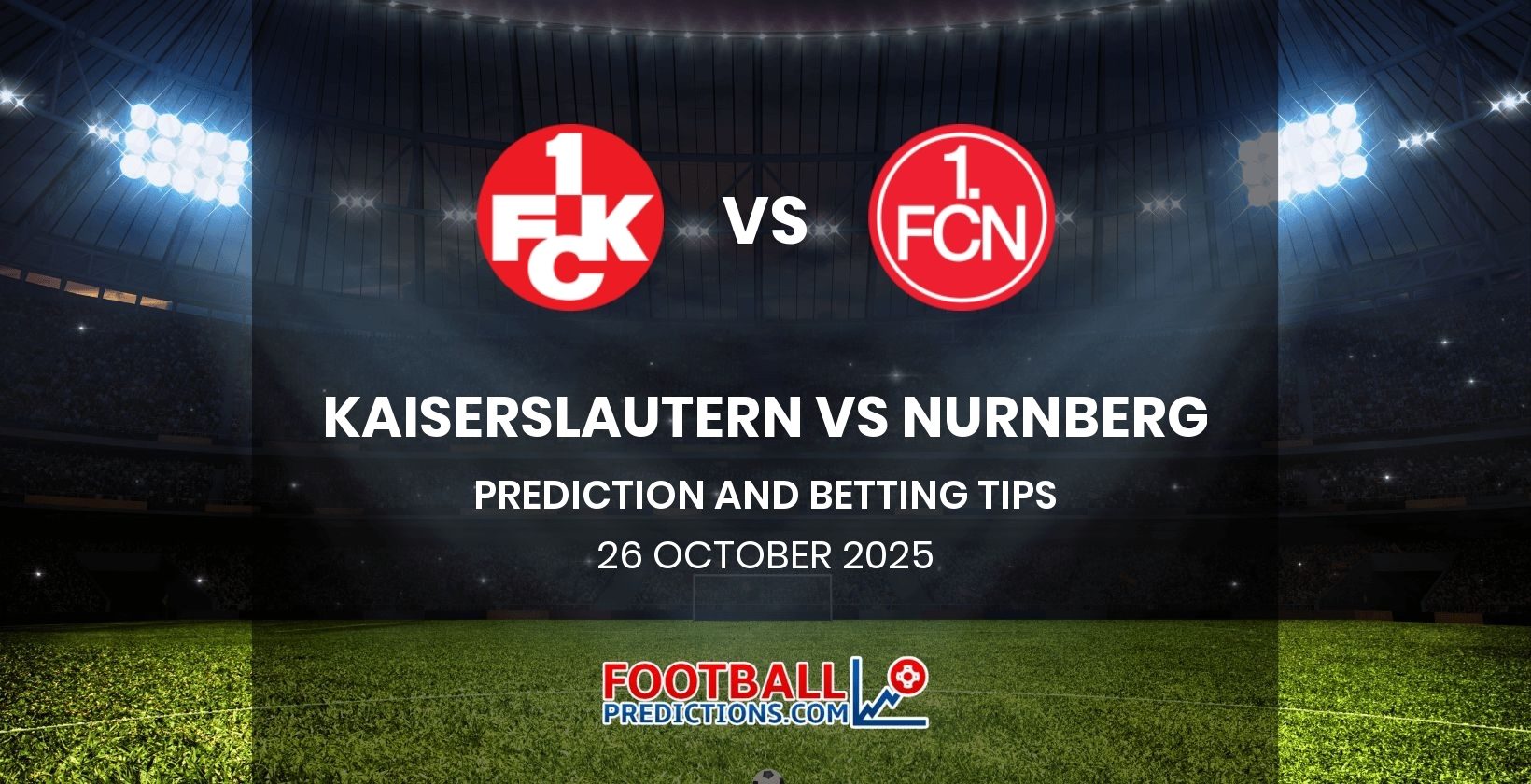 Kaiserslautern vs Nurnberg Prediction and Betting Tips 26 October 2025