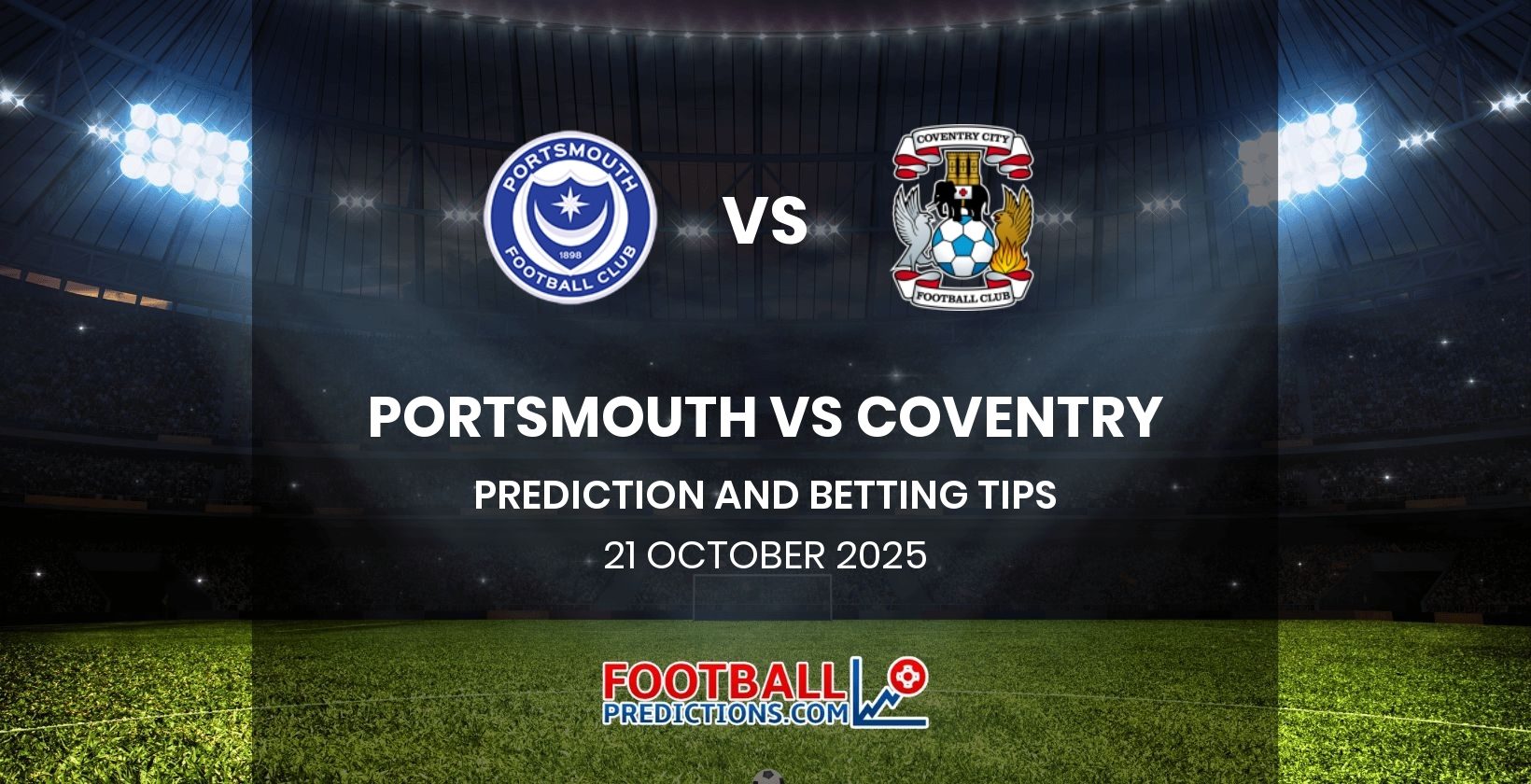 Portsmouth vs Coventry Prediction and Betting Tips 21 October 2025