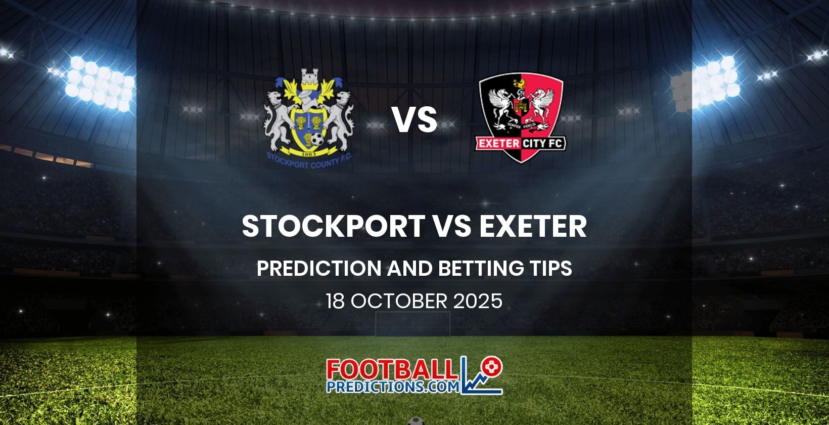 Stockport County vs Exeter Prediction and Betting Tips 18 October 2025