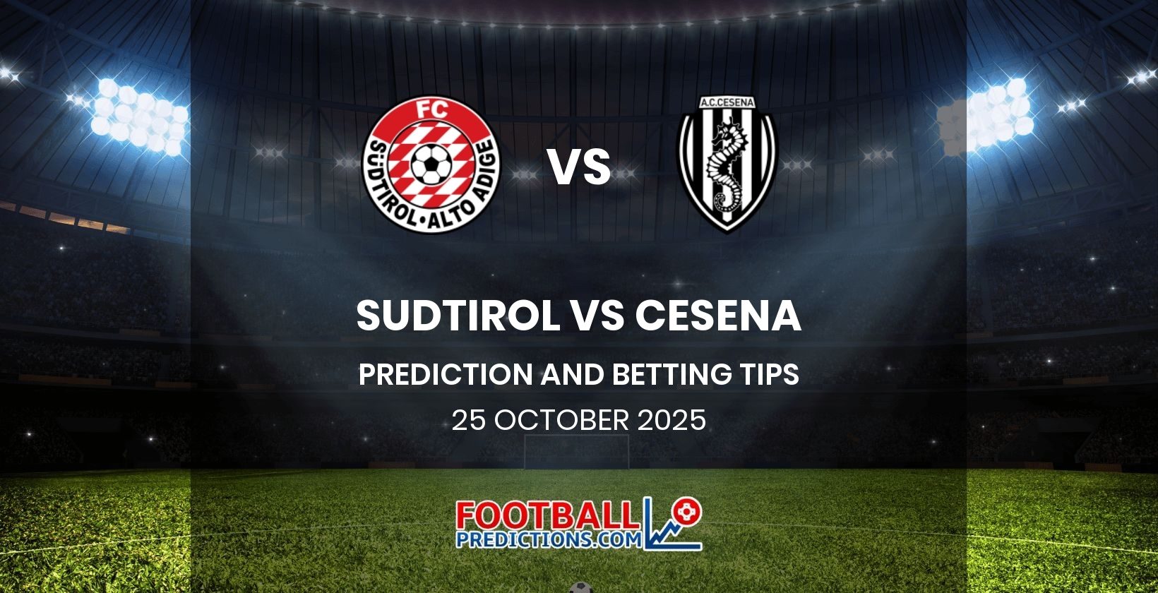 Sudtirol vs Cesena Prediction and Betting Tips 25 October 2025