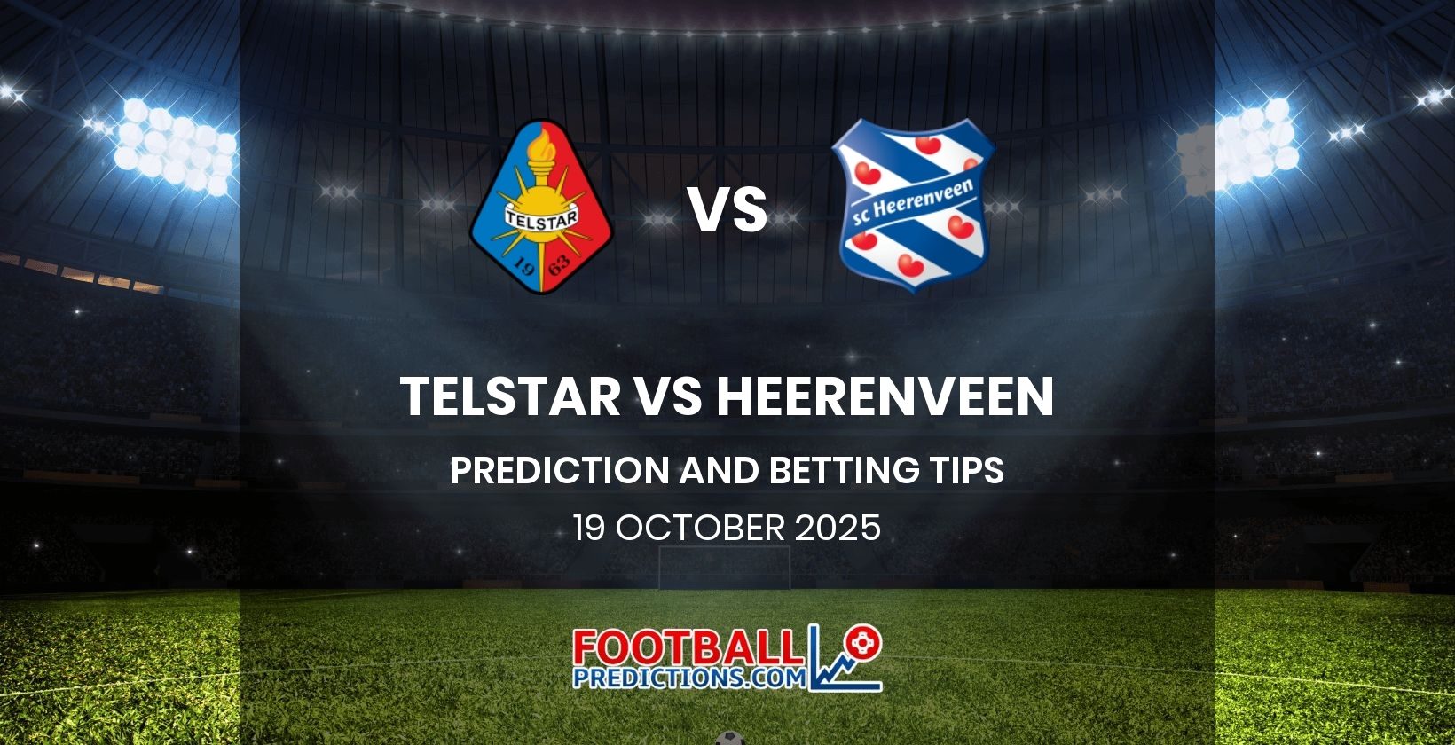 Telstar vs Heerenveen Prediction and Betting Tips 19 October 2025
