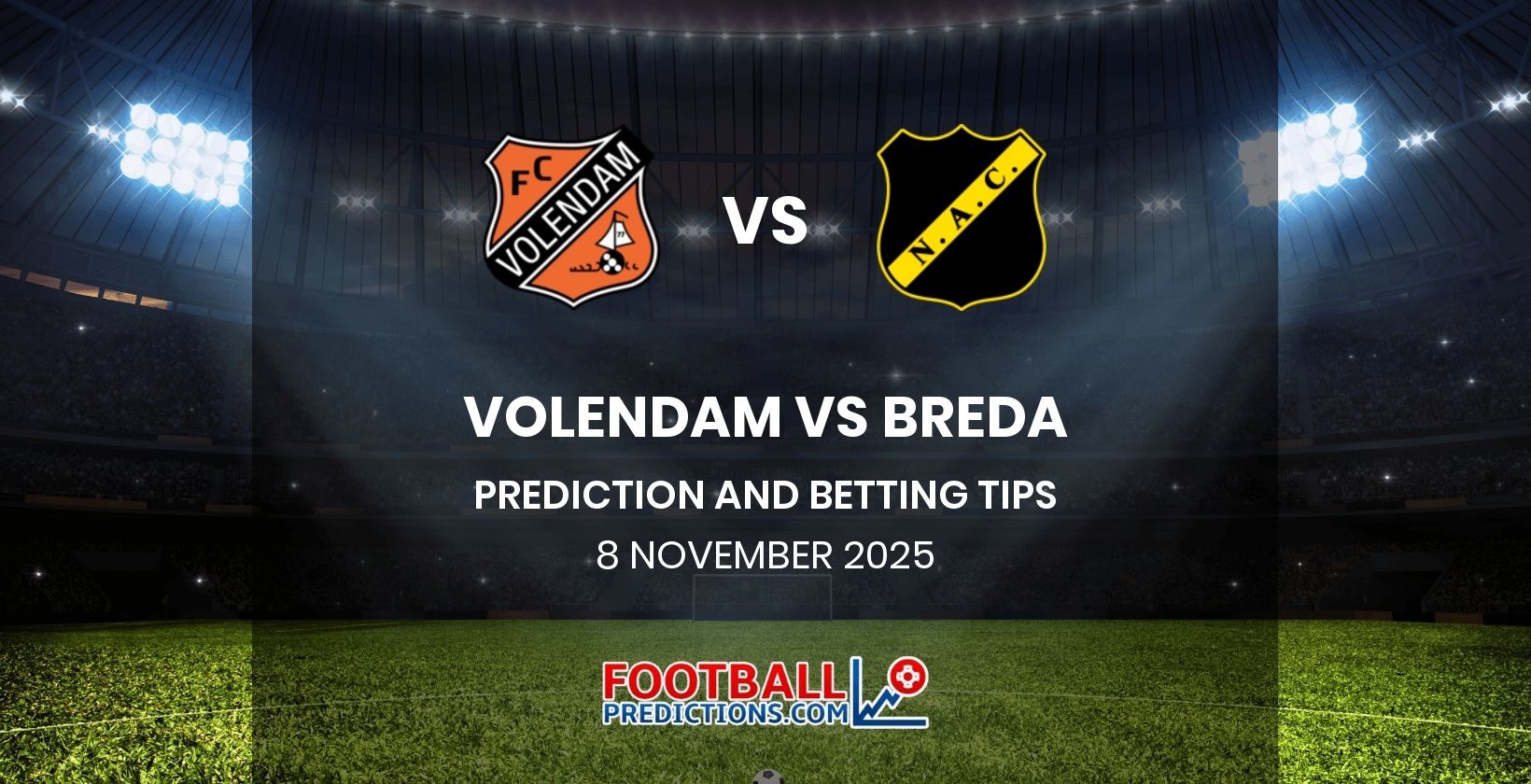 Volendam vs Breda Prediction and Betting Tips 8 November 2025