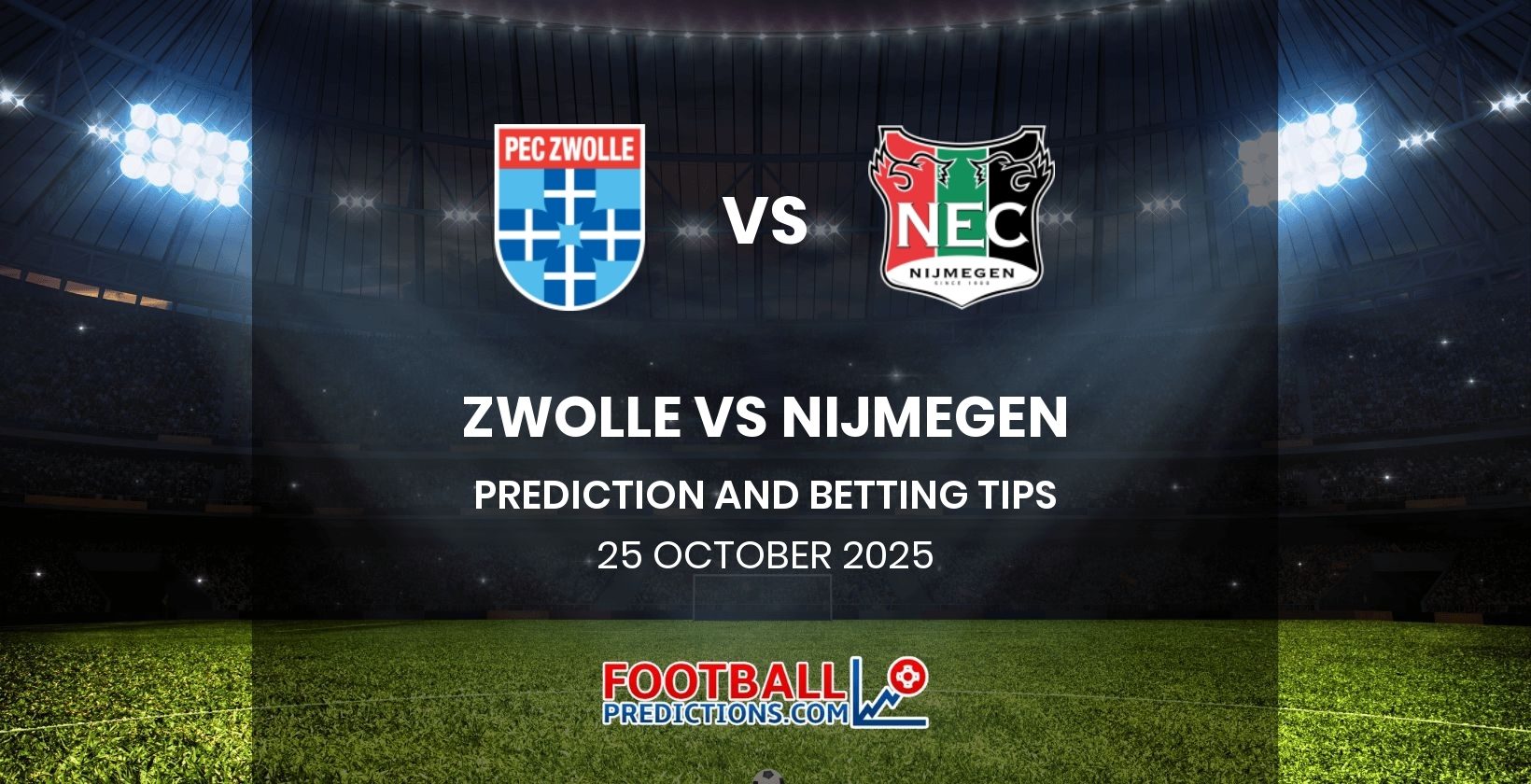 Zwolle vs Nijmegen Prediction and Betting Tips 25 October 2025
