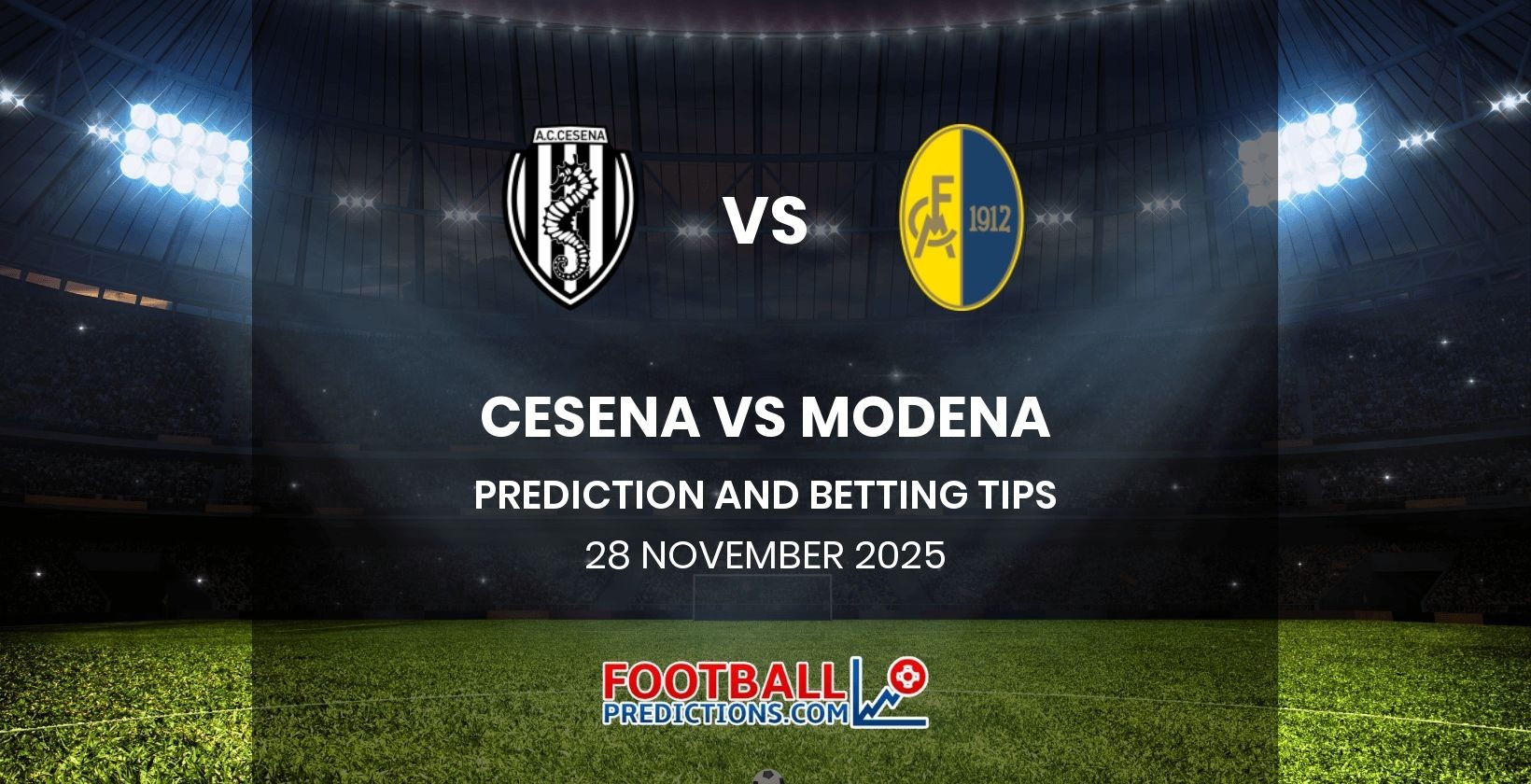 Cesena vs Modena Prediction and Betting Tips 28 November 2025