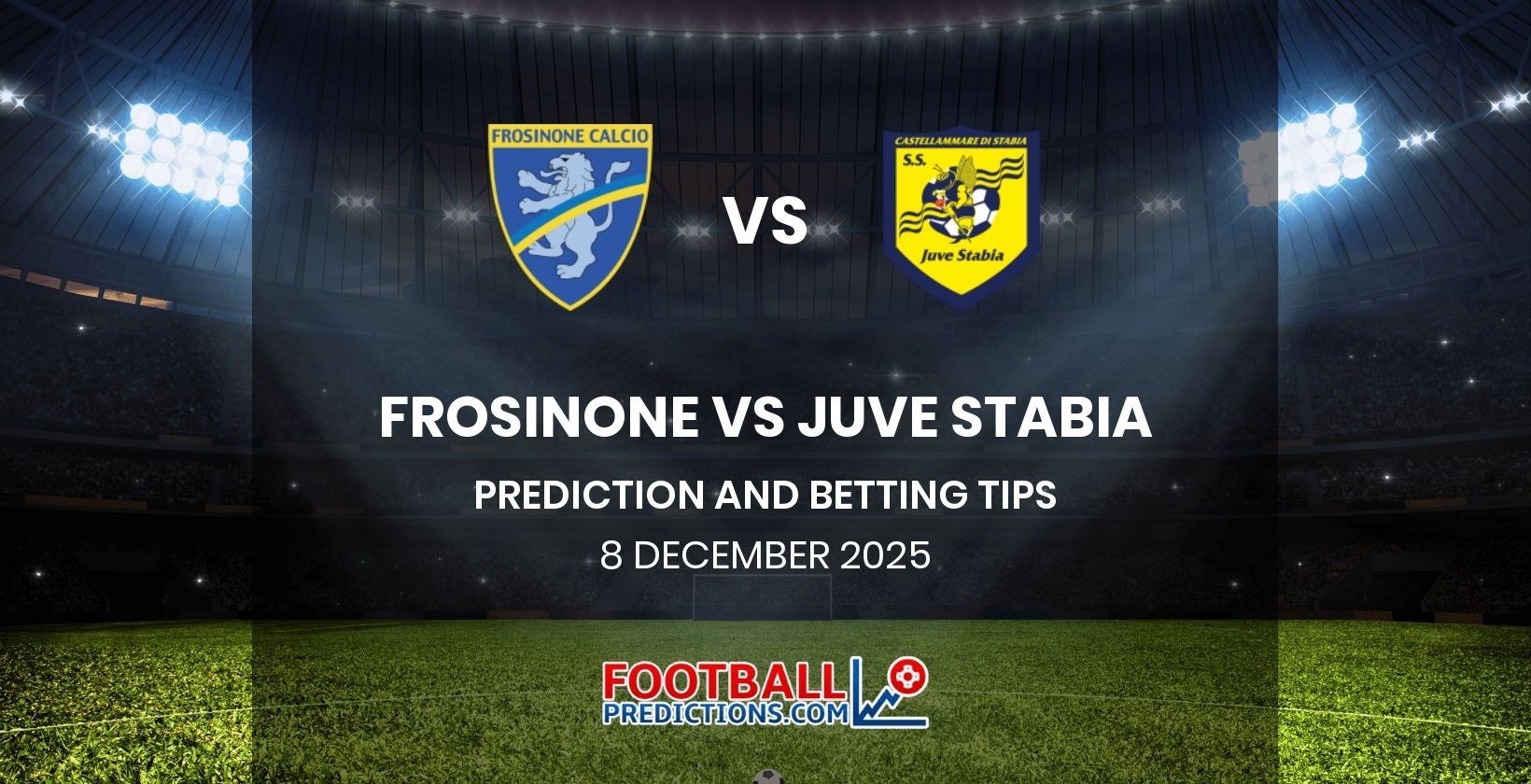 Frosinone vs Juve Stabia Prediction and Betting Tips 8 December 2025