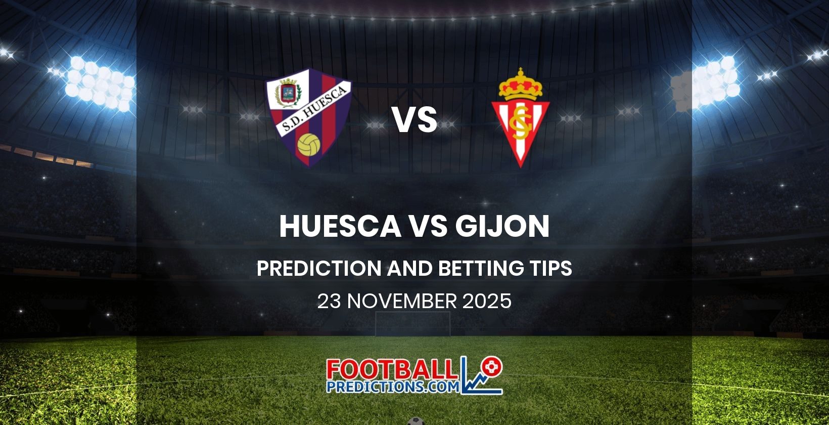 Huesca vs Gijon Prediction and Betting Tips 23 November 2025
