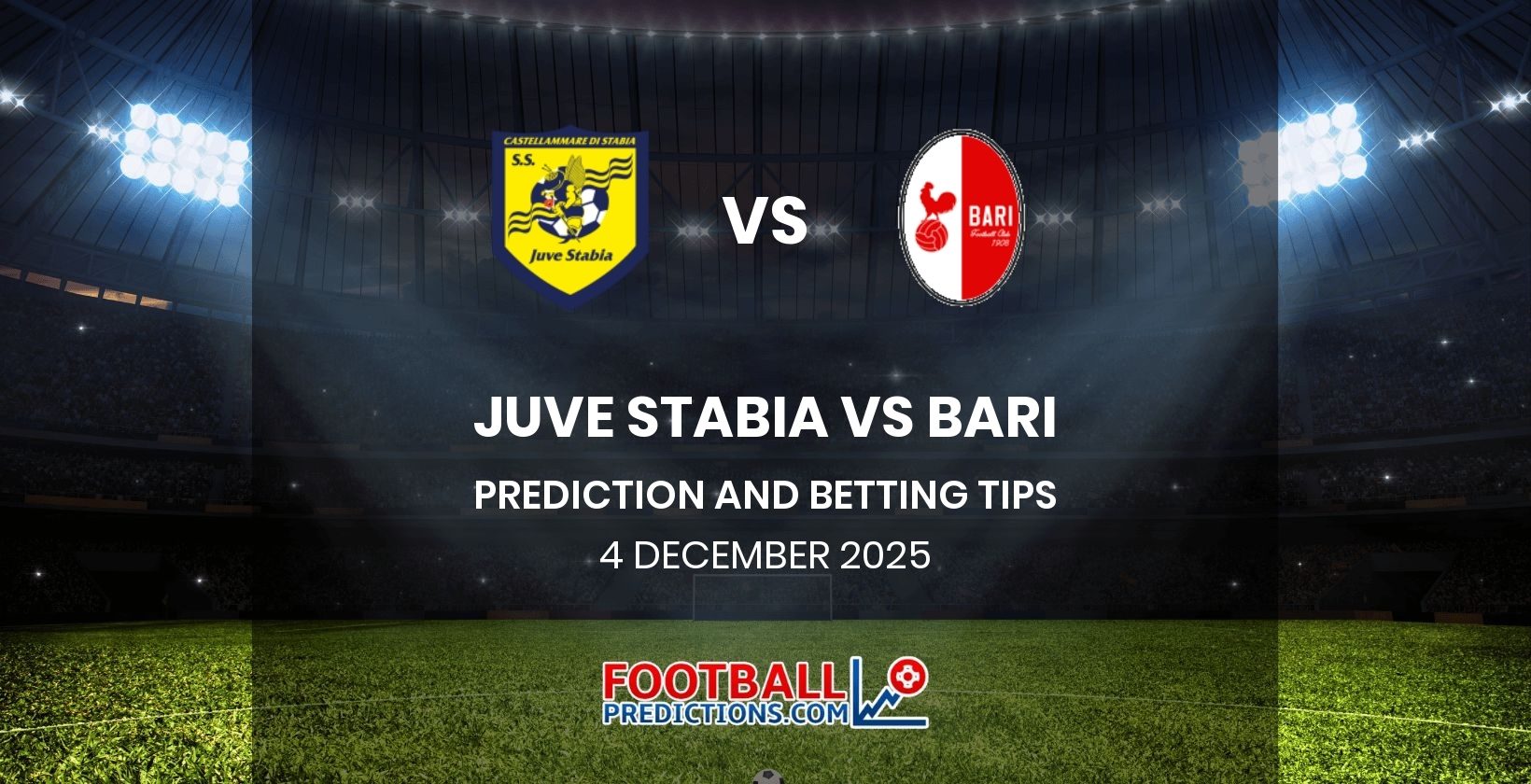 Juve Stabia vs Bari Prediction and Betting Tips 4 December 2025