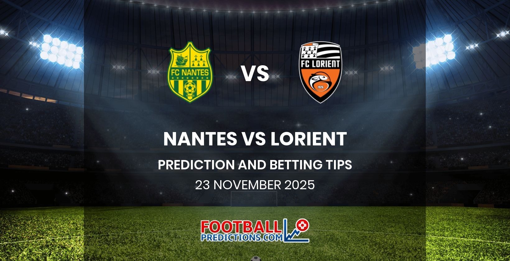 Nantes vs Lorient Prediction and Betting Tips 23 November 2025