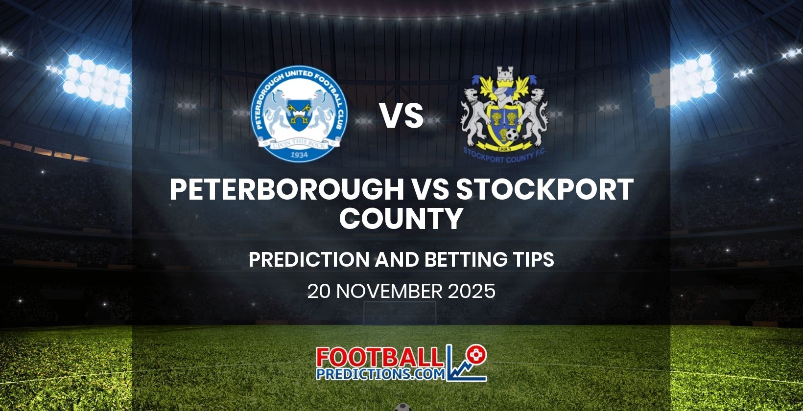 Peterborough vs Stockport County Prediction and Betting Tips 20 November 2025