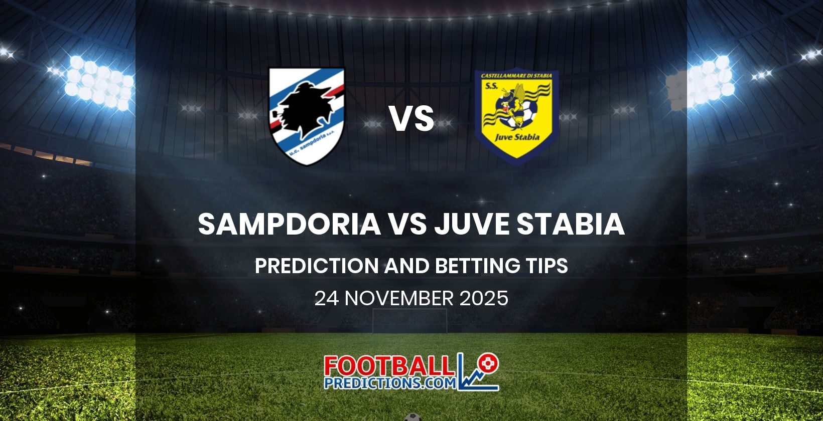 Sampdoria vs Juve Stabia Prediction and Betting Tips 24 November 2025