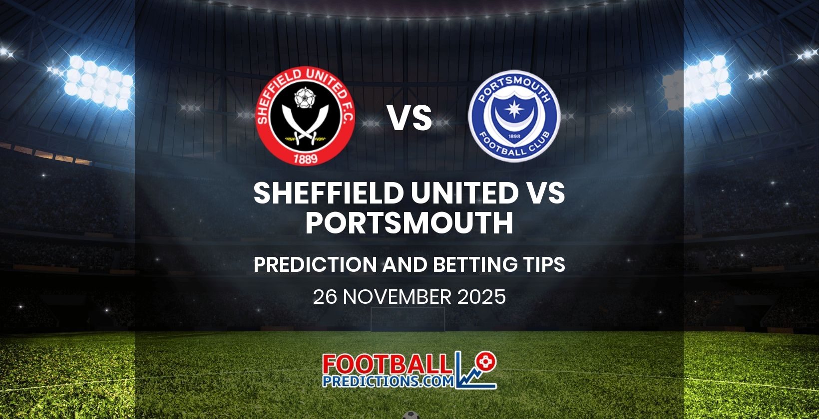 Sheffield United vs Portsmouth Prediction and Betting Tips 26 November 2025