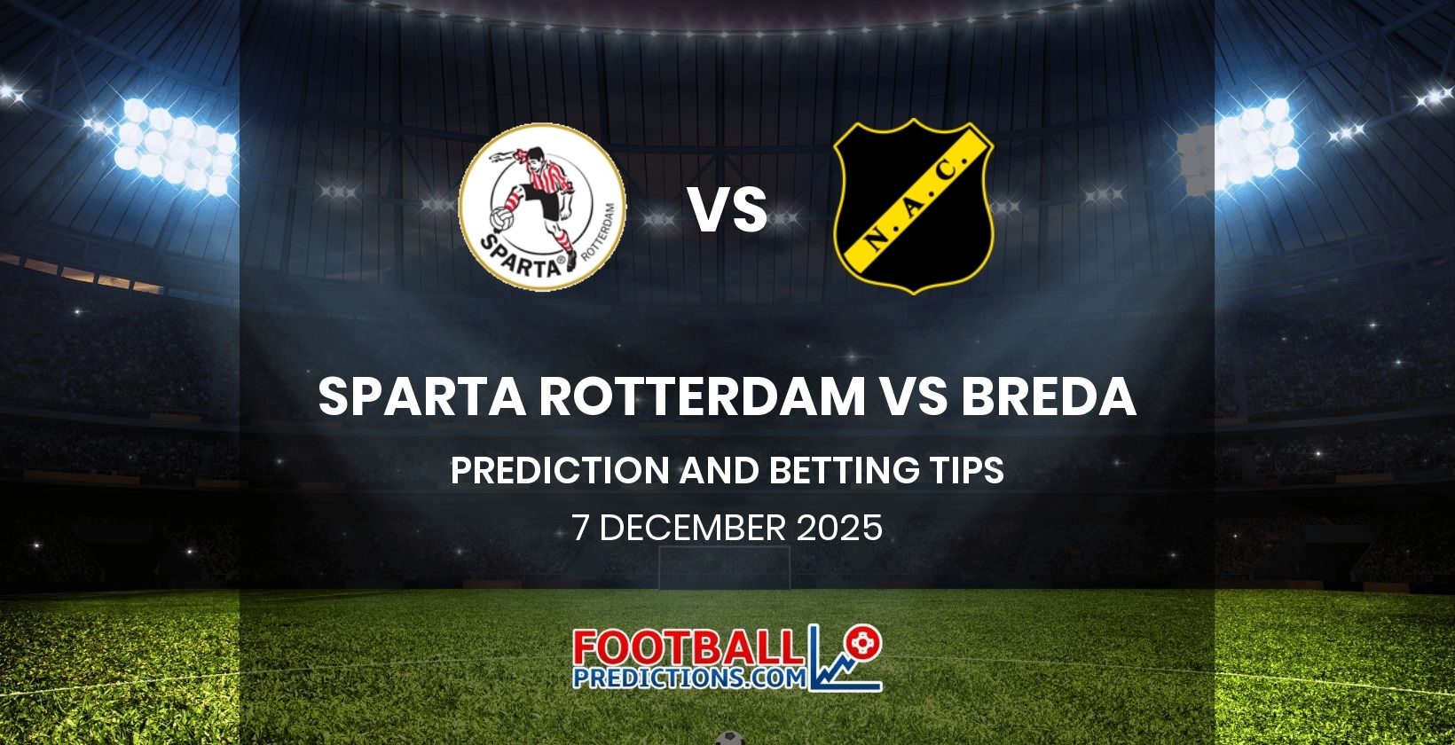 Sparta Rotterdam vs Breda Prediction and Betting Tips 7 December 2025