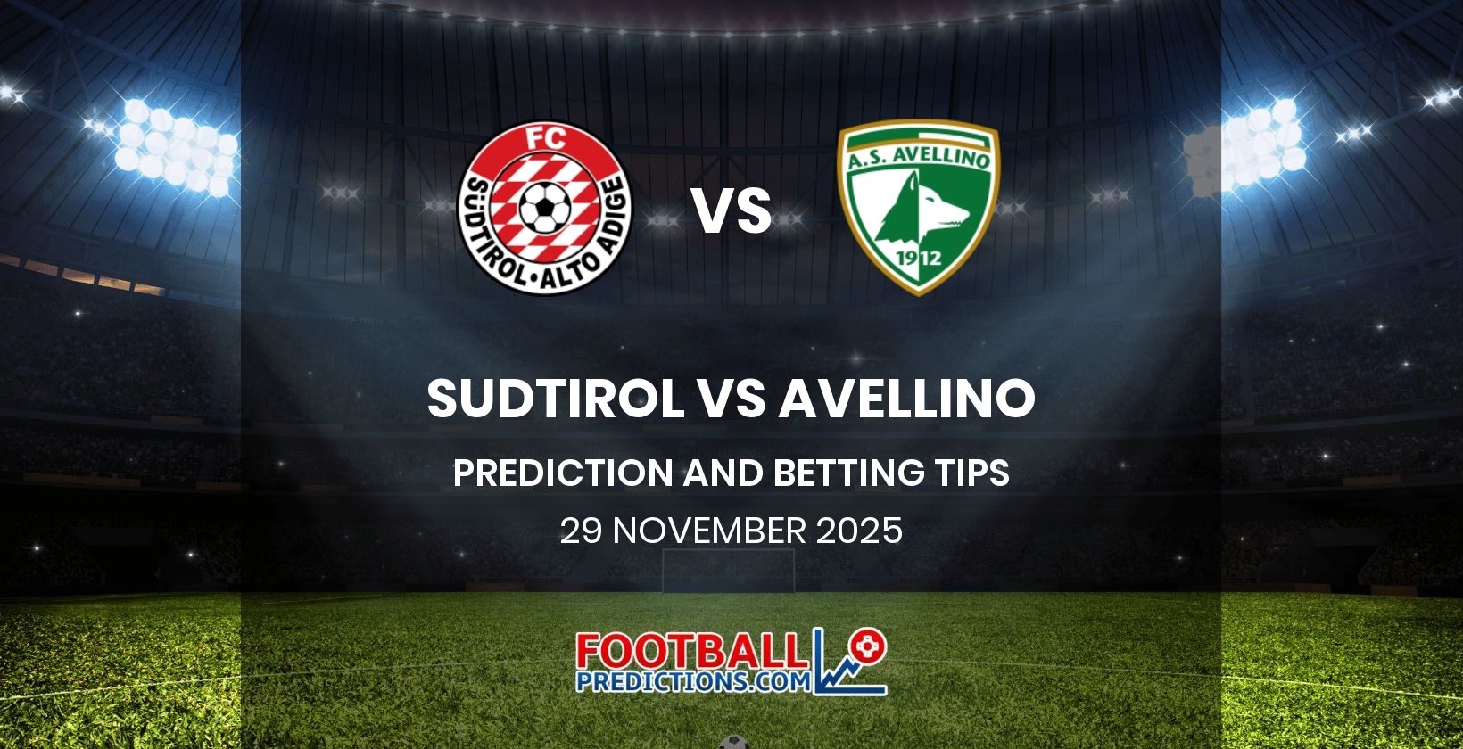 Sudtirol vs Avellino Prediction and Betting Tips 29 November 2025