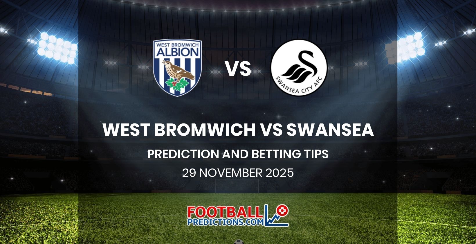 West Bromwich vs Swansea Prediction and Betting Tips 29 November 2025