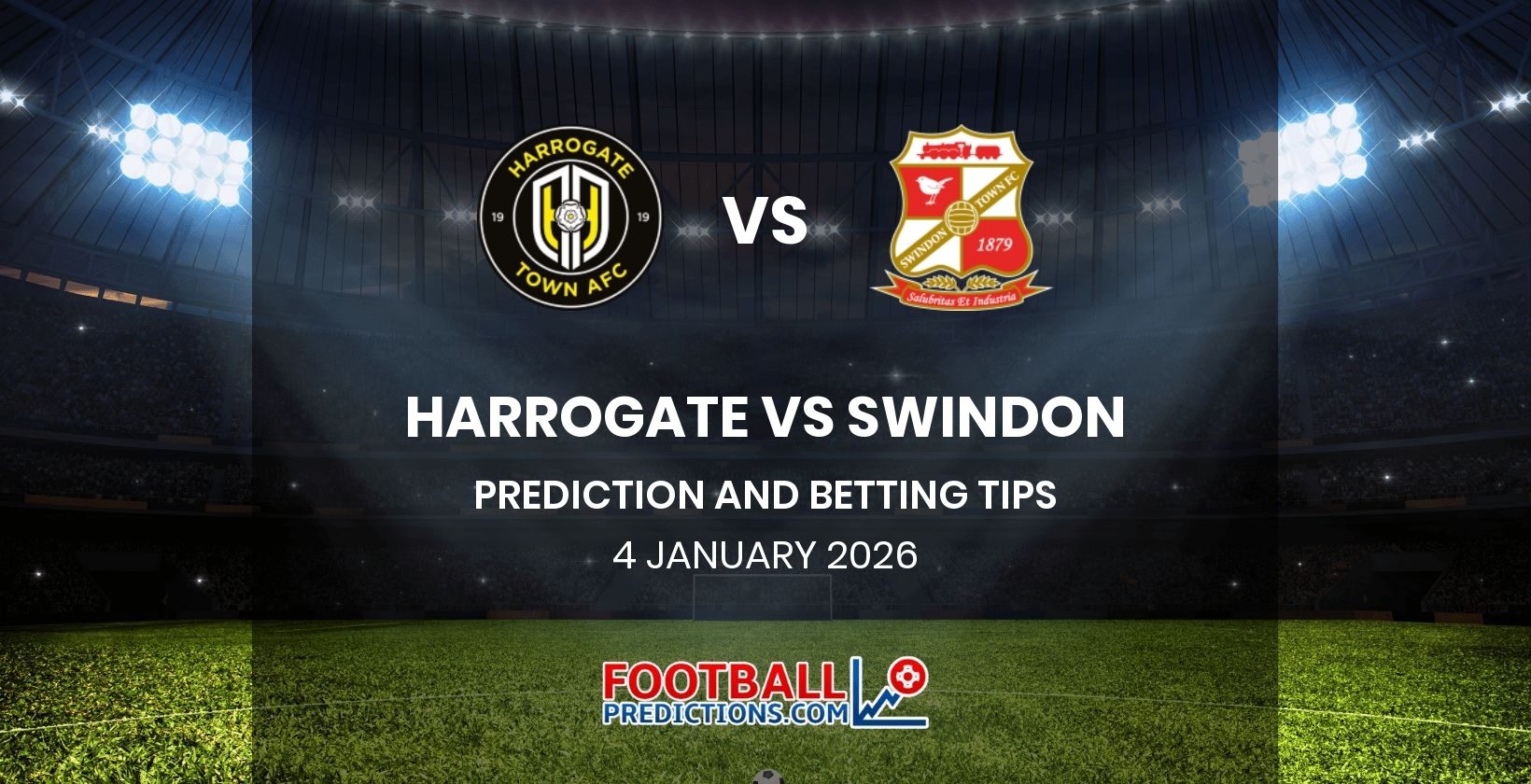 Harrogate vs Swindon Prediction and Betting Tips 4 January 2026