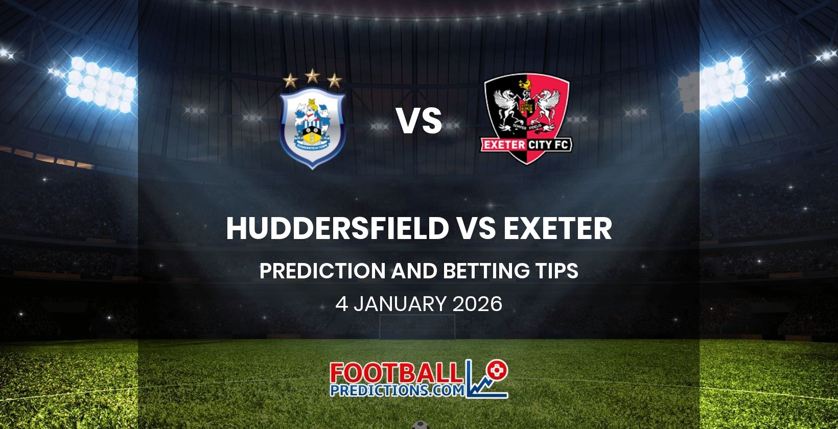Huddersfield vs Exeter Prediction and Betting Tips 4 January 2026