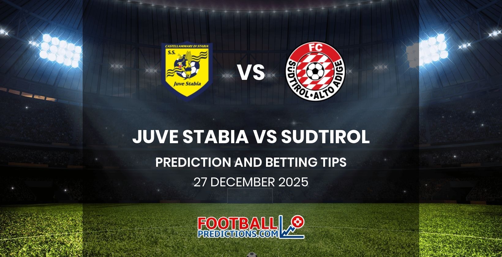 Juve Stabia vs Sudtirol Prediction and Betting Tips 27 December 2025