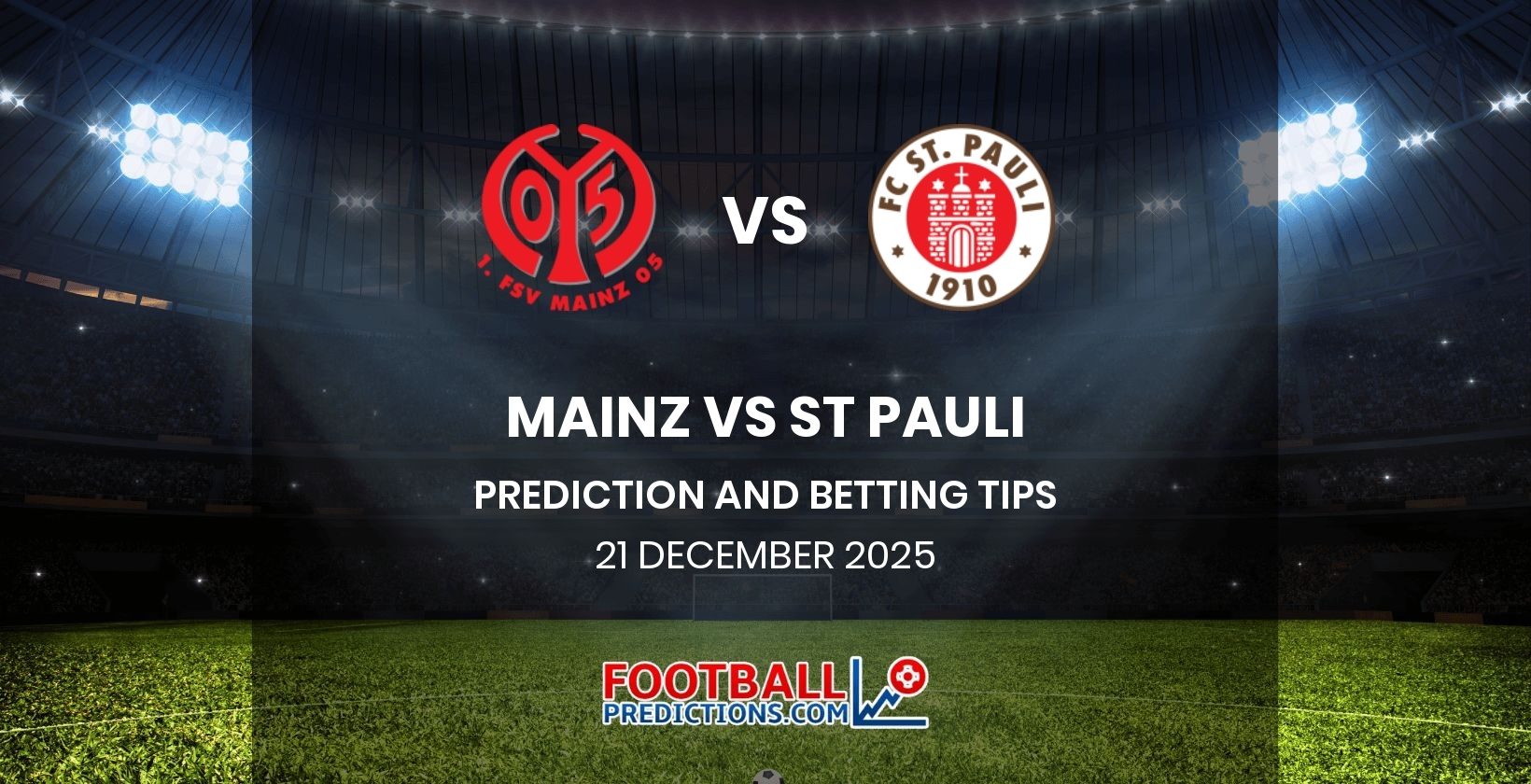 Mainz vs St Pauli Prediction and Betting Tips 21 December 2025
