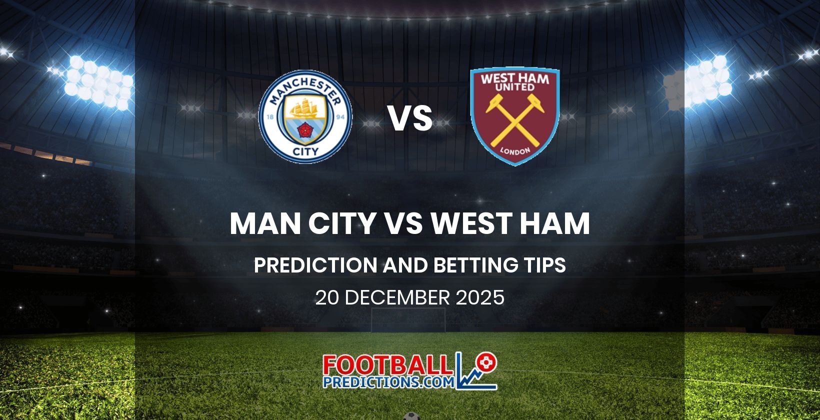 Man City vs West Ham Prediction and Betting Tips 20 December 2025