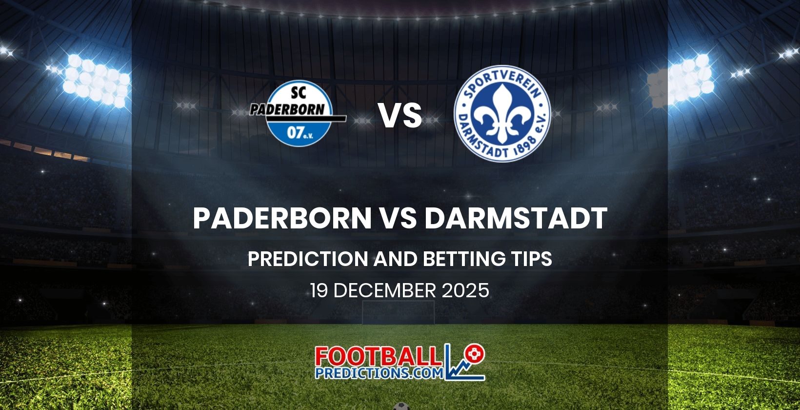 Paderborn vs Darmstadt Prediction and Betting Tips 19 December 2025