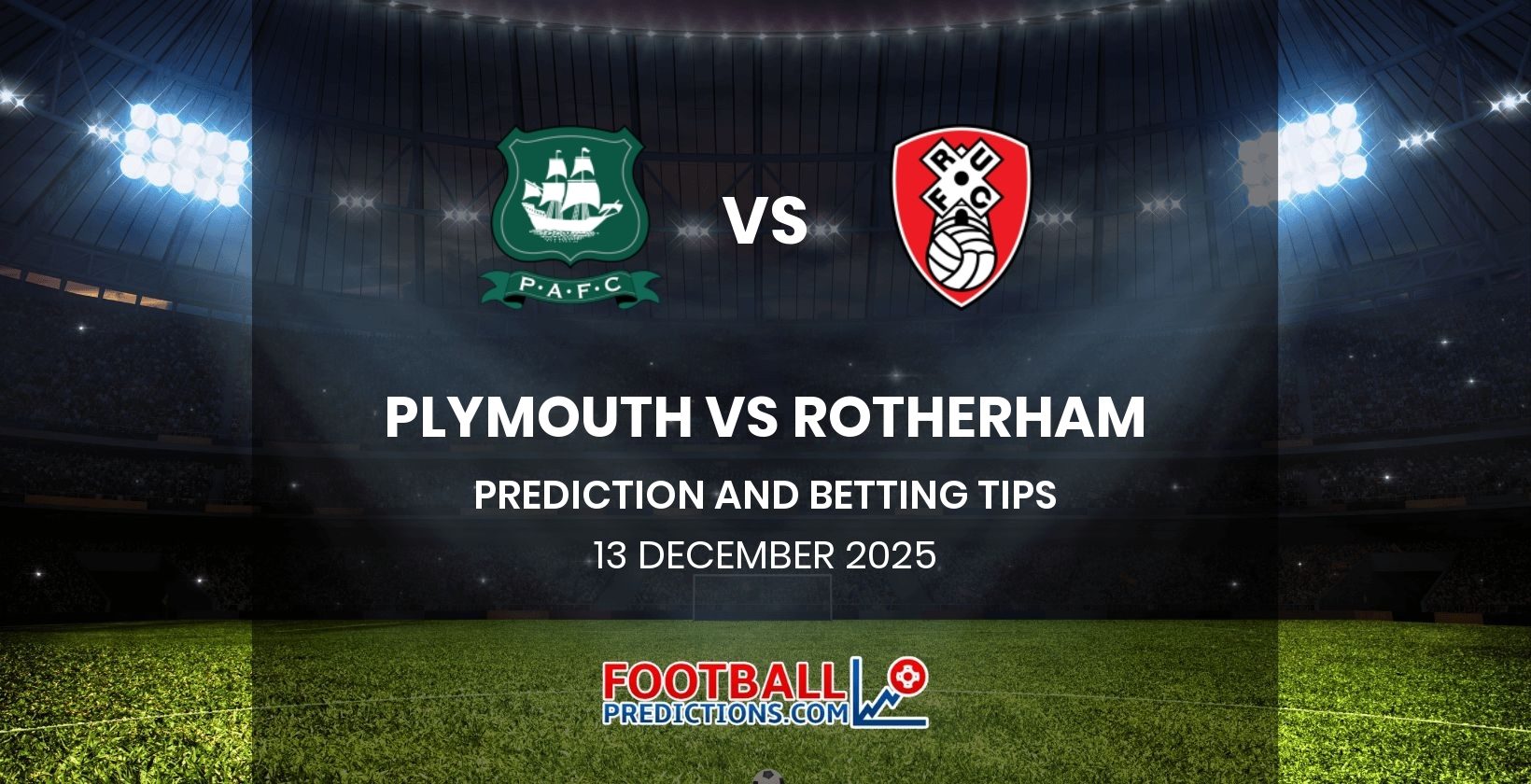 Plymouth vs Rotherham Prediction and Betting Tips 13 December 2025