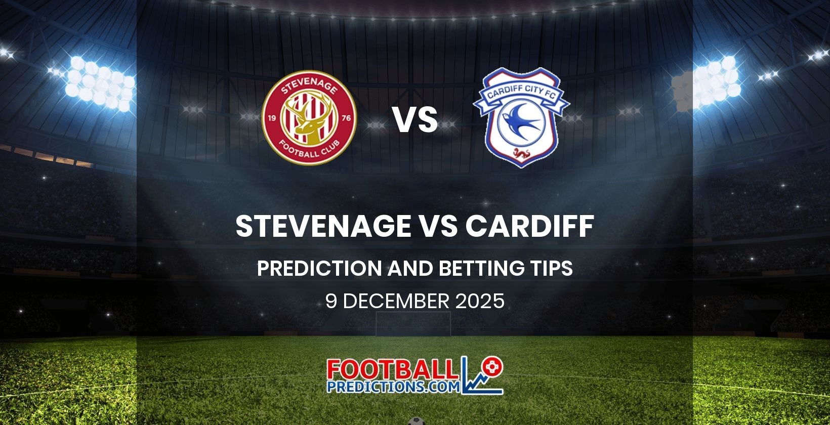 Stevenage vs Cardiff Prediction and Betting Tips 9 December 2025