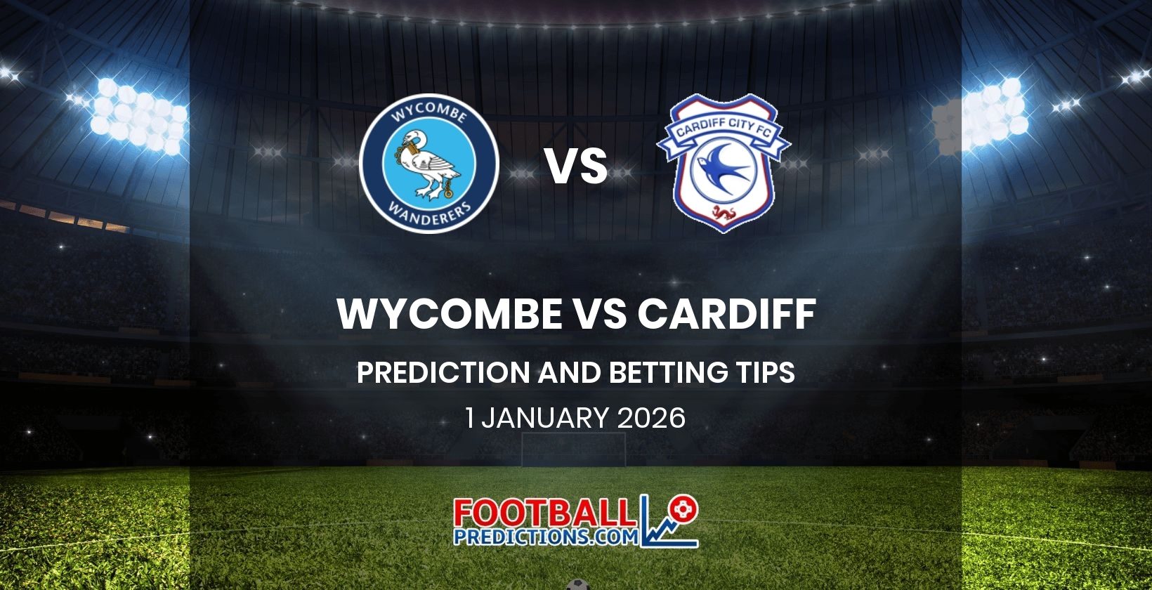 Wycombe vs Cardiff Prediction and Betting Tips 1 January 2026