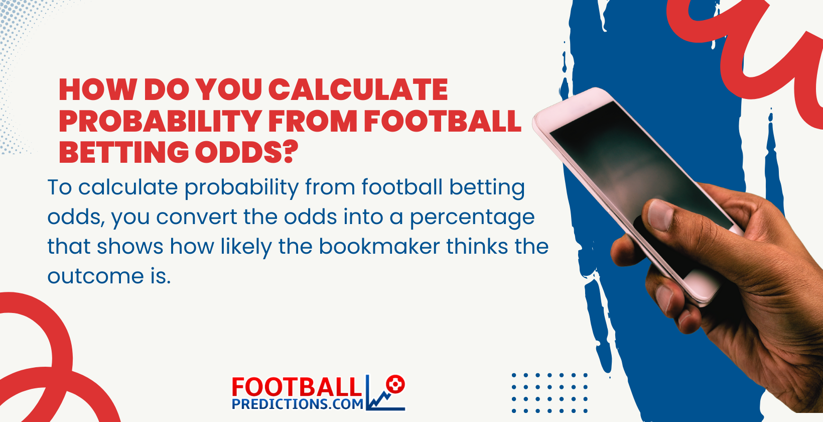 How do you calculate probability from football betting odds
