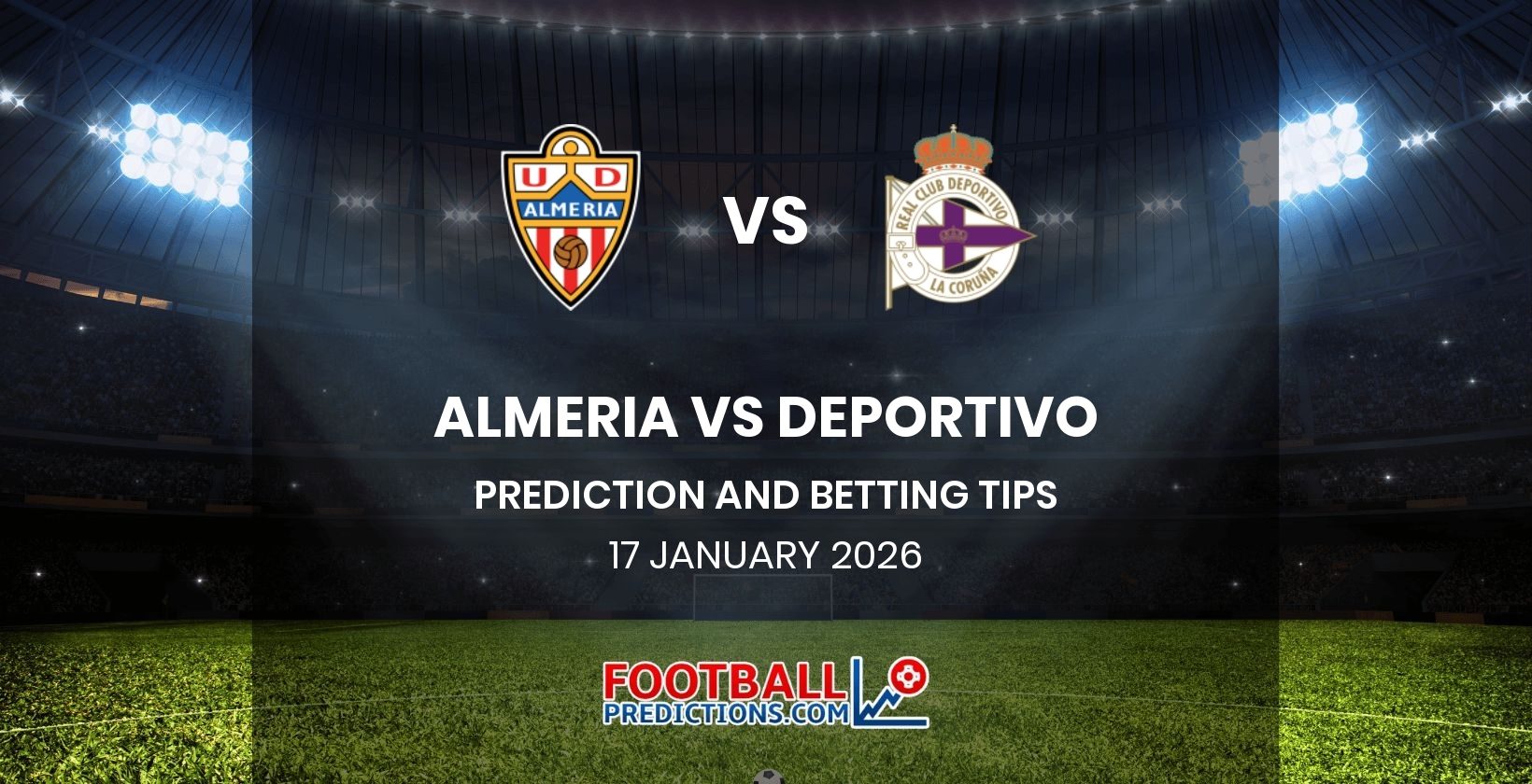 Almeria vs Deportivo Prediction and Betting Tips 17 January 2026
