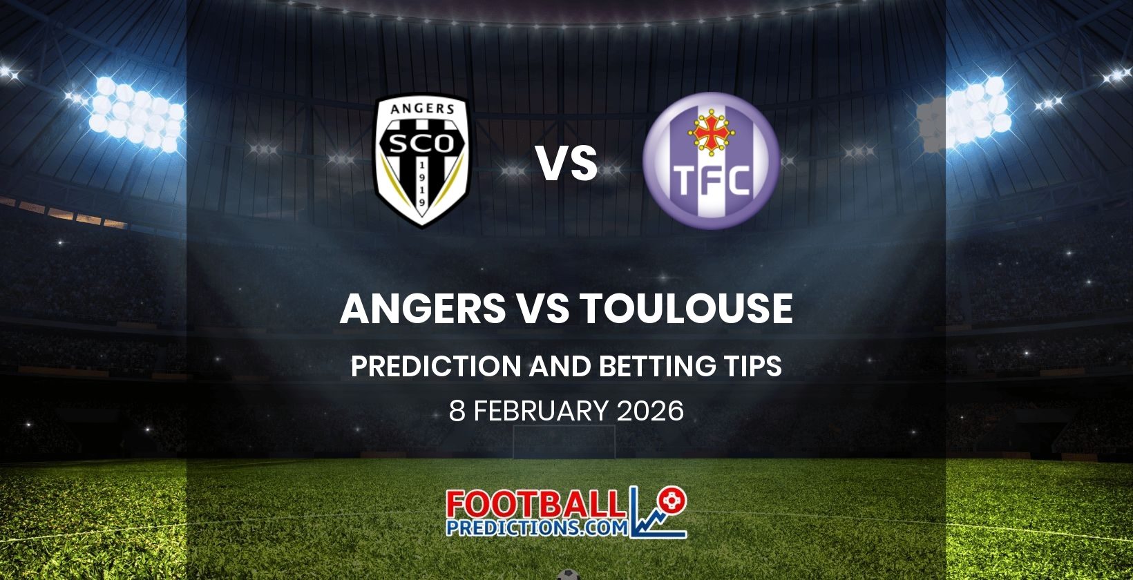 Angers vs Toulouse Prediction and Betting Tips 8 February 2026