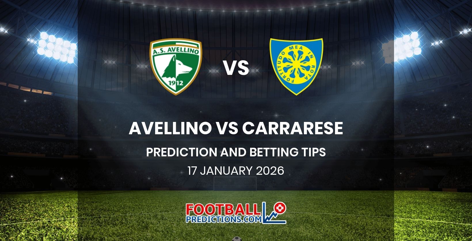 Avellino vs Carrarese Prediction and Betting Tips 17 January 2026