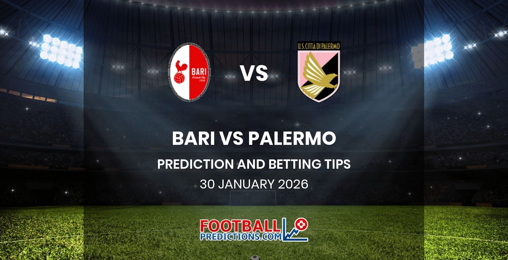 Bari vs Palermo Prediction and Betting Tips 30 January 2026