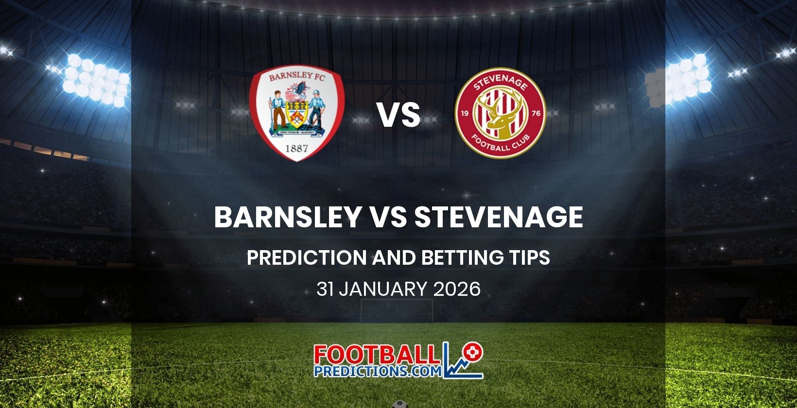 Barnsley vs Stevenage Prediction and Betting Tips 31 January 2026