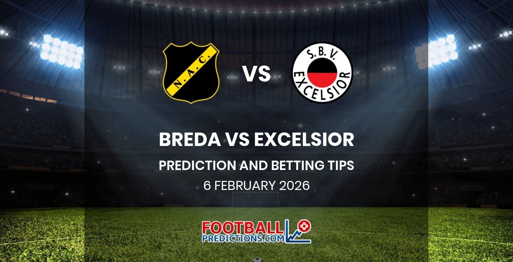 Breda vs Excelsior Prediction and Betting Tips 6 February 2026