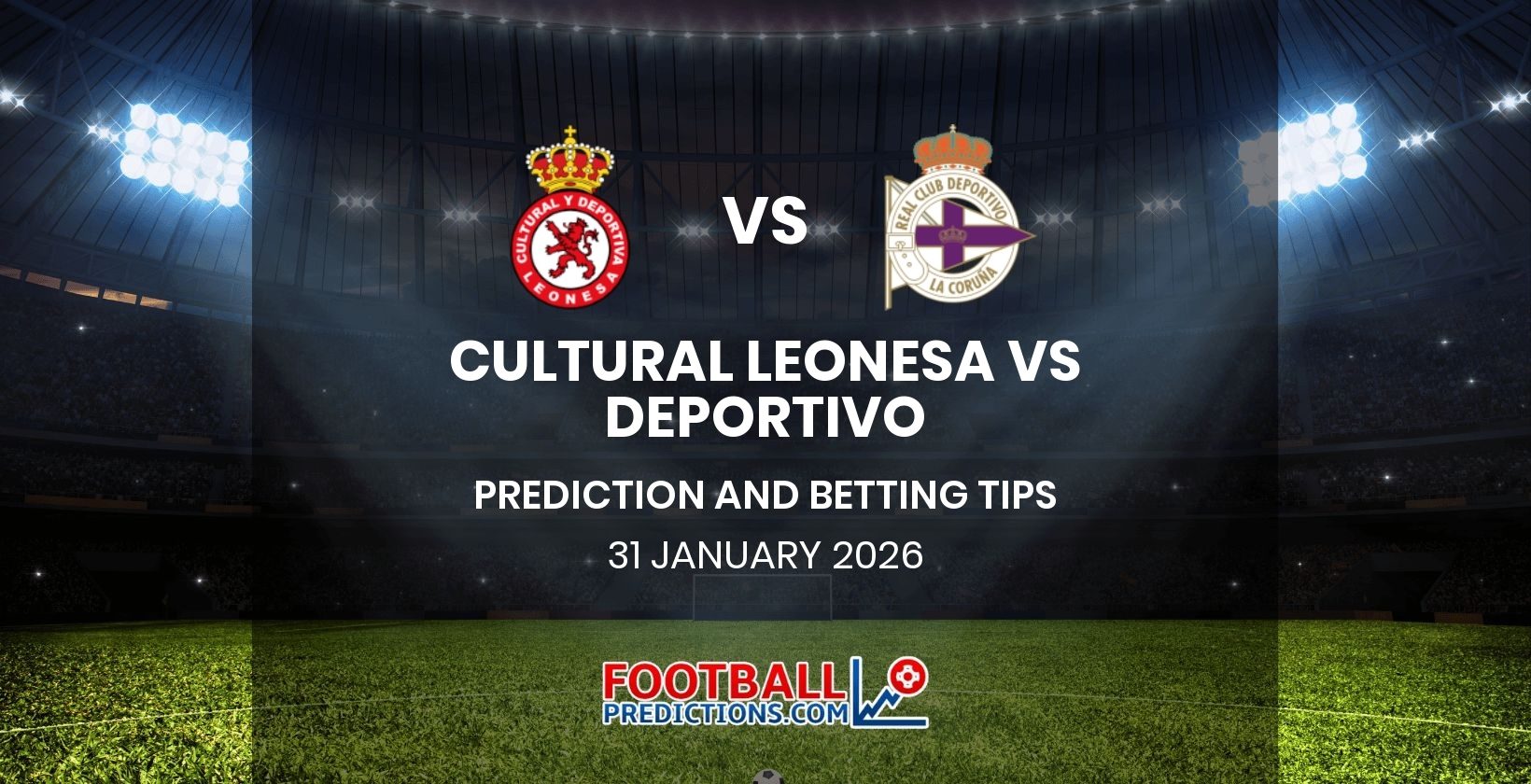 Cultural Leonesa vs Deportivo Prediction and Betting Tips 31 January 2026